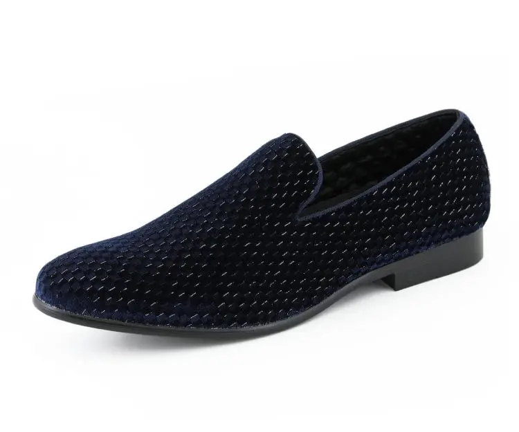 Amali Blaze Velvet Smoking Slippers for Men