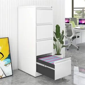 Office document storage, drawer-style storage cabinet with lock，Home Office Organization with Key Lock, Steel Cabinet for Small Spaces, Assembly Required