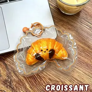 Soft Croissant squeeze Toy, Slow Bounce Sensory Toy, Ventilation Relaxation Tool, Durable Unique Design, Perfect for Office Desk, Birthday Gift, Holiday Present