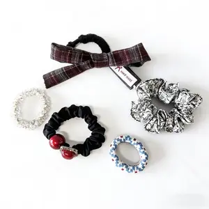 Preppy Plaid Versatile Hair Accessory Bundl