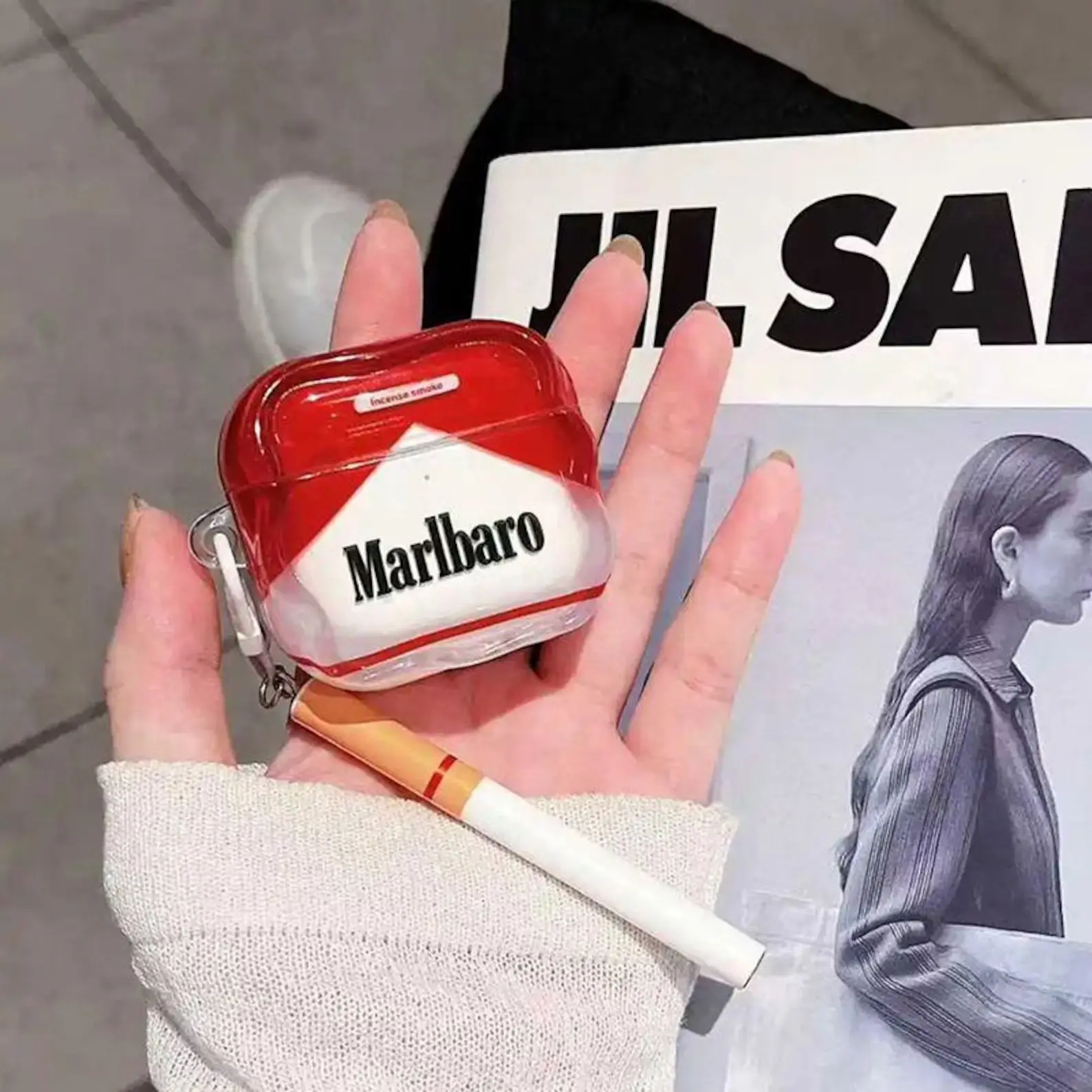Cigarette AirPod Case Cover for AirPods 1 2 3 4 & Pro | AirPods Case | AirPod Pro Case | Earbud Pouch | Earbud Case | Custom AirPod Case