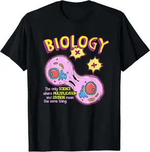 Teaching Biology Cell Science Teacher Funny Quote Summer Shortsleeve Cotton T-Shirt