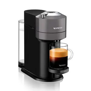 Nespresso Vertuo Next Coffee Maker and Espresso Machine by DeLonghi Gray: Compatible with Vertuo Line, 12 Capsules Included
