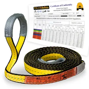 KwikSafety MIGHTY SUMO Type 3 Poly Web Lifting Slings - Model No.: KS8801