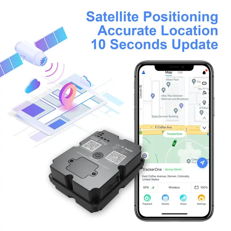 Best 4G Anti-Theft GPS Tracker for Car/Motorcycle -‌Strong Magnetic Vehicle Locator with Paid APP Tracking/Security Protection