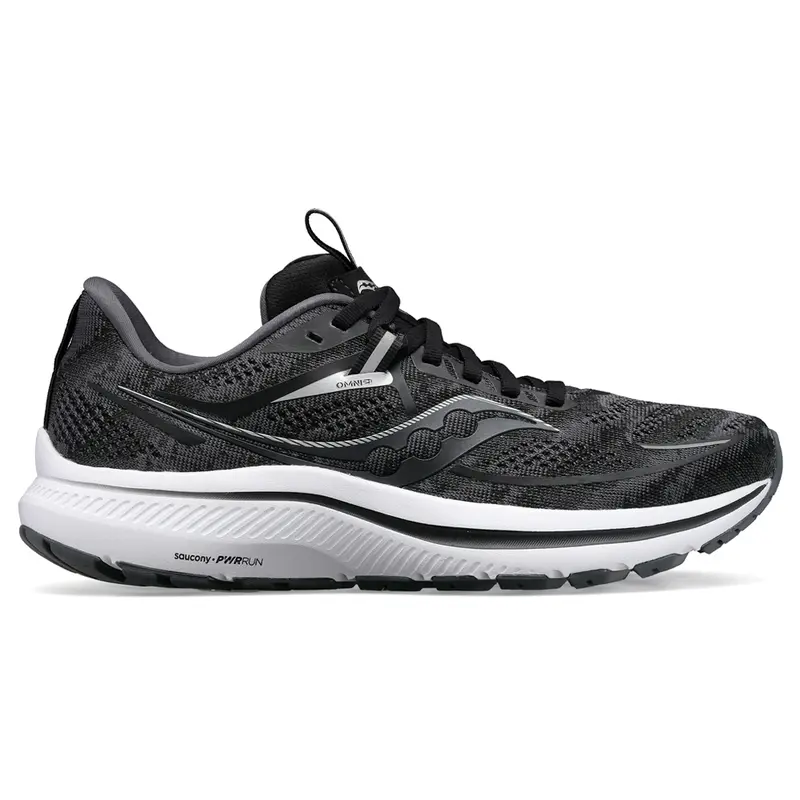 Saucony Womens Omni 21 Running Sneakers Shoes - Black
