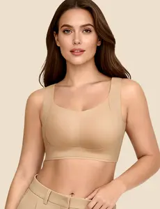 REALWILL Seamless Shaping Bras for Women Breathable Double-Layer Jelly Bra Design with Natural Lift Spring Everyday Tshirt Bra Springtok Valentine's Day