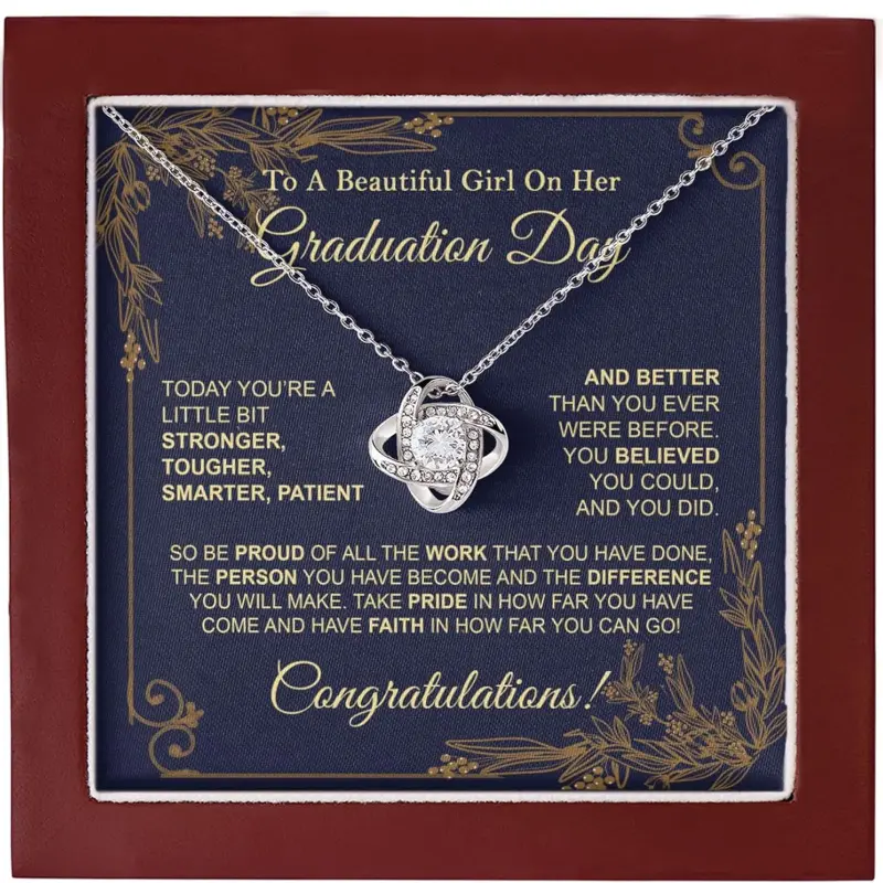 Graduation Gift Necklace, Unique Graduation Gift, Sentimental Graduation Gift, Graduation Gift For Teenage Girl, Senior 2023 Graduation Necklace Gift from Mom and Dad, Graduation Gift for Daughter