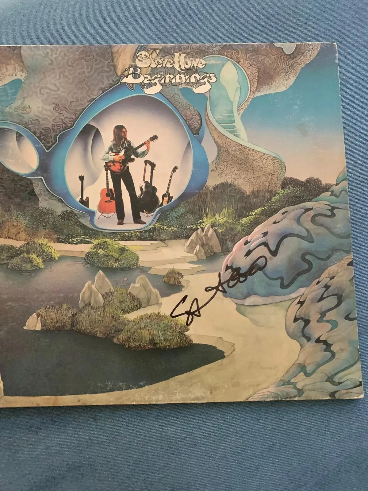 Steve Howe of Yes Fame Signed Autographed Beginnings Vinyl Record LP Album - Music Collectible with Macon Brothers LOA, Artwork Display-Worthy Item