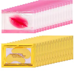Miniling 30 Pairs Eye Masks & Lip Masks, Under Eye Patches for Dark Circles, Lip Mask Skincare, Easter Basket Stuffers, Bulk Gifts, Mothers Day Gifts for Mom, Teacher Appreciation Gifts, Small Gifts