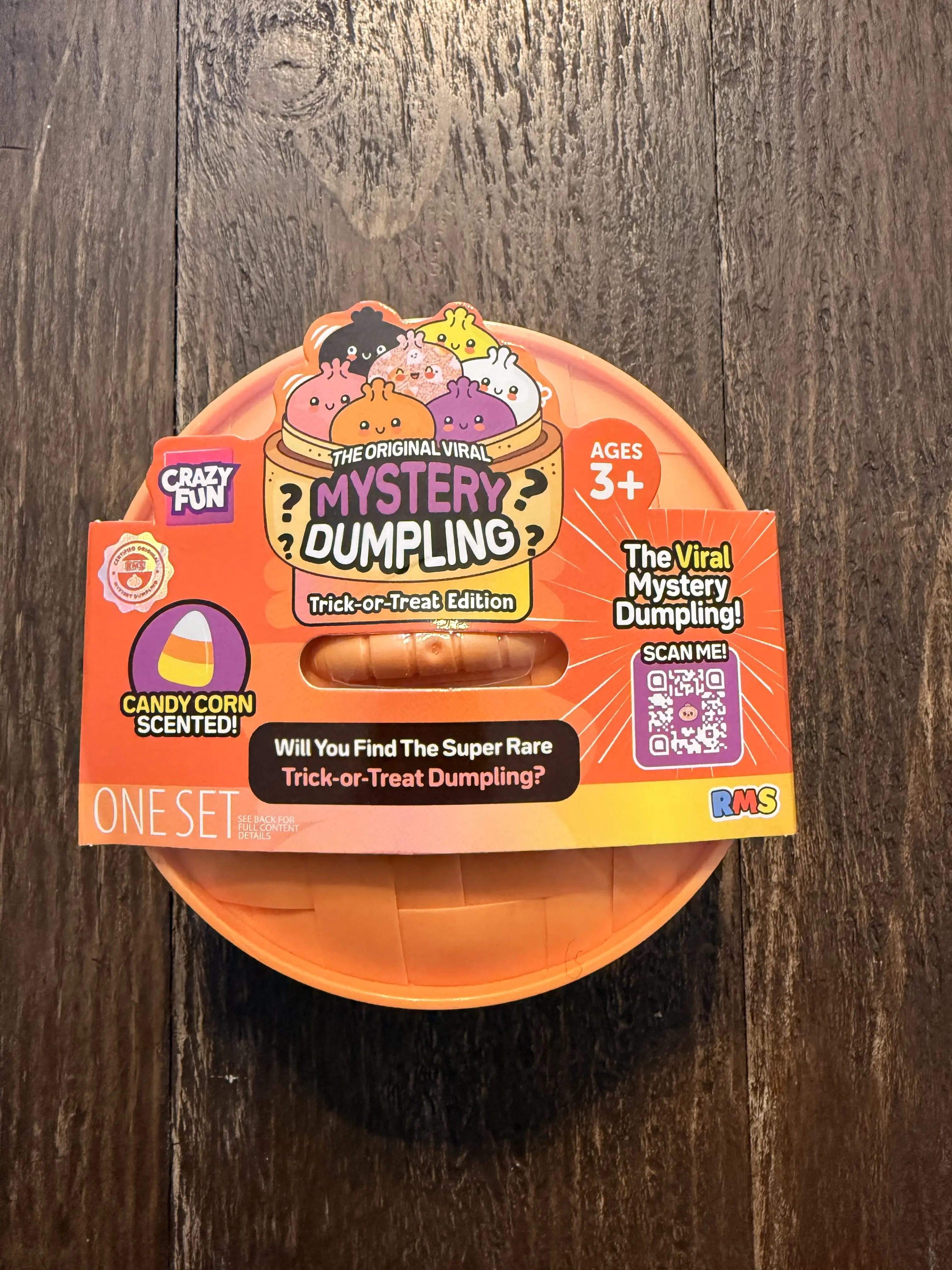 100% Authentic RMS Dumpling Squishy Toy - Crazy Fun Halloween Candy Scented Gummi Bear Edition Glitter Edition, Golden Ticket Galaxy, Viral Bun, Sunset Americana Design, Unisex 3+ Years Sensory Fidget Toy, 5 Below Easter Gift for Kids