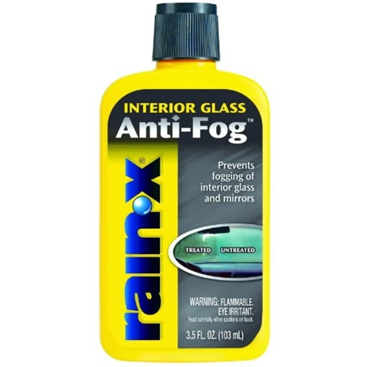 212 MAIN ITW Global 3.5oz Rain-X Anti-Fog Glass Treatment, Car Cleaning Agent, Windshield Cleaner Spray for Car Windshields & Pet Aquatic Cleaning Tools That Prevents Fog