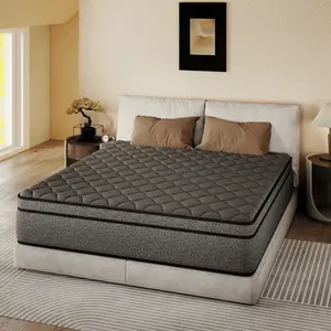 mattress 12/14 Inch Full, Queen, And King Size HybridMattress In ABox -Medium Firm MemoryFoam & Pocket Spring, LumbarSupport, Easyto Set Up,Comfortable to Sleep On. queen size mattress colchones para cama mattress queen size memory foam mattress
