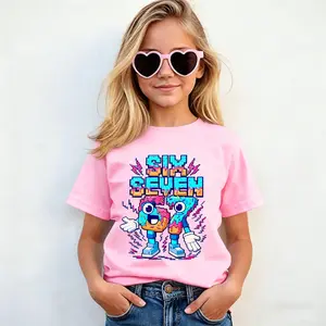 Steal a Brainrot Six Seven Brainrot Kids Gaming Meme Shirt, 6 7 Brain Rot Shirt, Six Seven Ice Cream Tee Shirt, Drip 67 Tee, Meme Gen Alpha