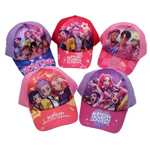 Kpop Girls Baseball Cap, Embroidered Adjustable Outdoor Sun Hat, Girl's Birthday Gift