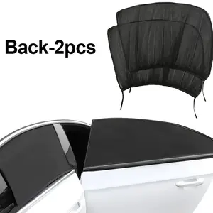 2026 Upgrade Car Sunshade Mosquito Net, Foldable UV Protection Privacy Curtain, Ventilation Insect Prevention, Self-Drive Camping Vehicle Use