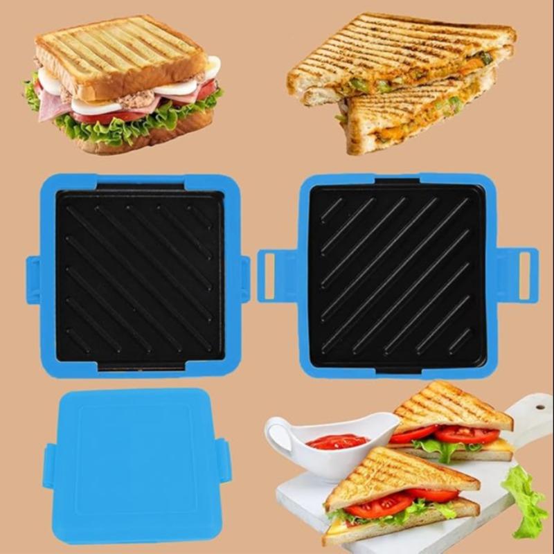 Microwave Toaster Oven, Microwave Sandwich Maker, Toastie Maker, Suitable for Toasts, Waffles, Sandwiches, Multi-Functional Kitchen Appliance