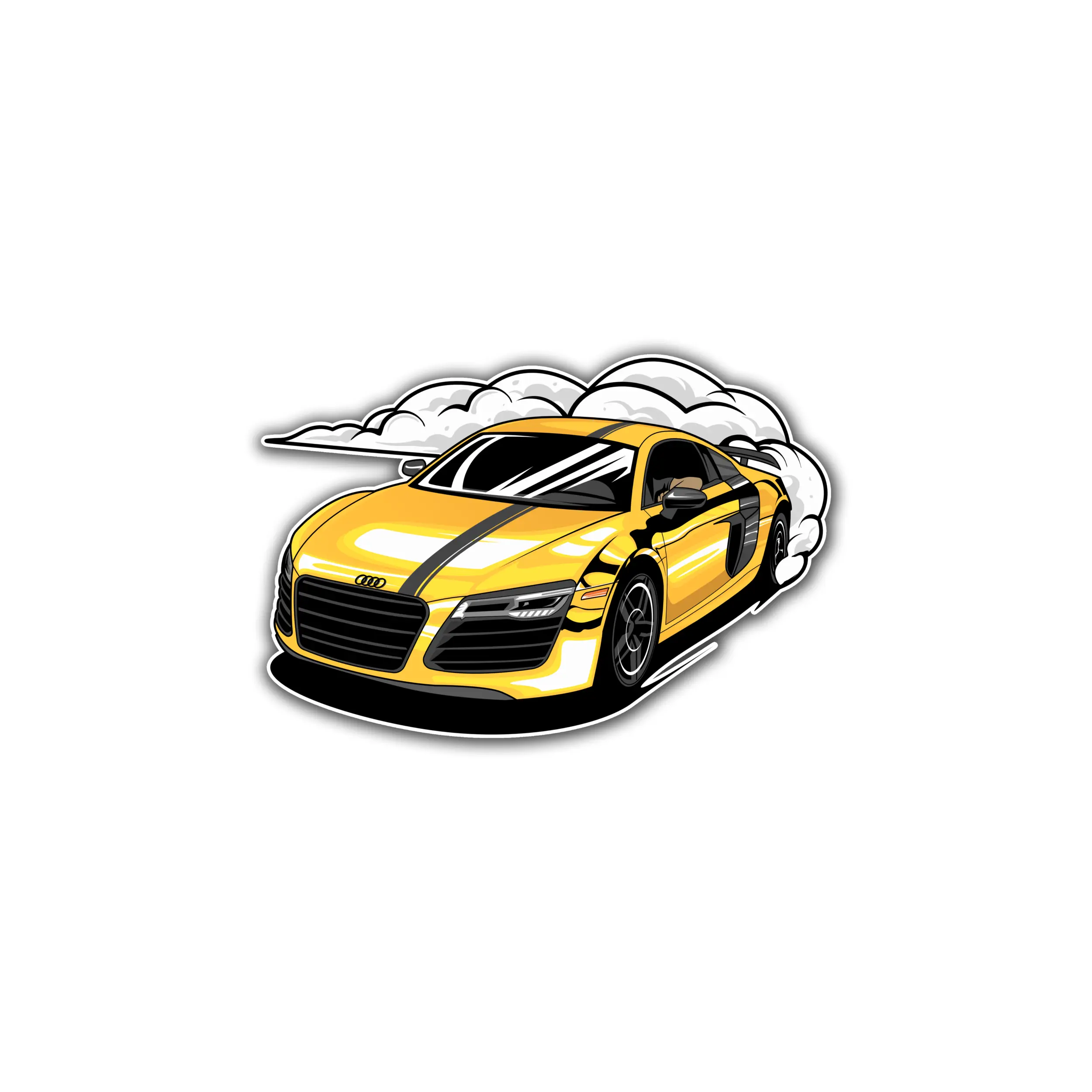 Gold Diamond Sticker