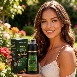 Instant Triple-Action Hair Dye Shampoo - Can cover gray hair. Herbal ingredients. Contains ginseng extract. Natural black hair dye. Suitable for both men and women. Suitable for families, apartments, dormitories, salons. A gift for parents.