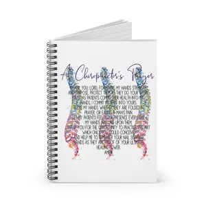 Chiropractor’s Prayer Spiral Notebook - Ruled Line