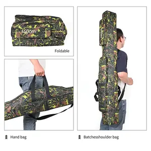 Portable Foldable Fishing Tackle Bag, Fishing Tackle Organizer, Fishing Pole Storage Bag, Fishing Gear Bag, Fishing Supplies, Suitable for Fishing, Camping, Hiking, Traveling