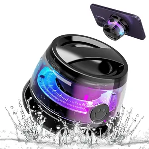 【G300 Speaker】Magnetic Bluetooth-compatible Speaker, Rechargeable Portable Speaker with RGB Light, Portable Waterproof Speakers, Small Speaker for Camping, Parties and Desktop，Gift