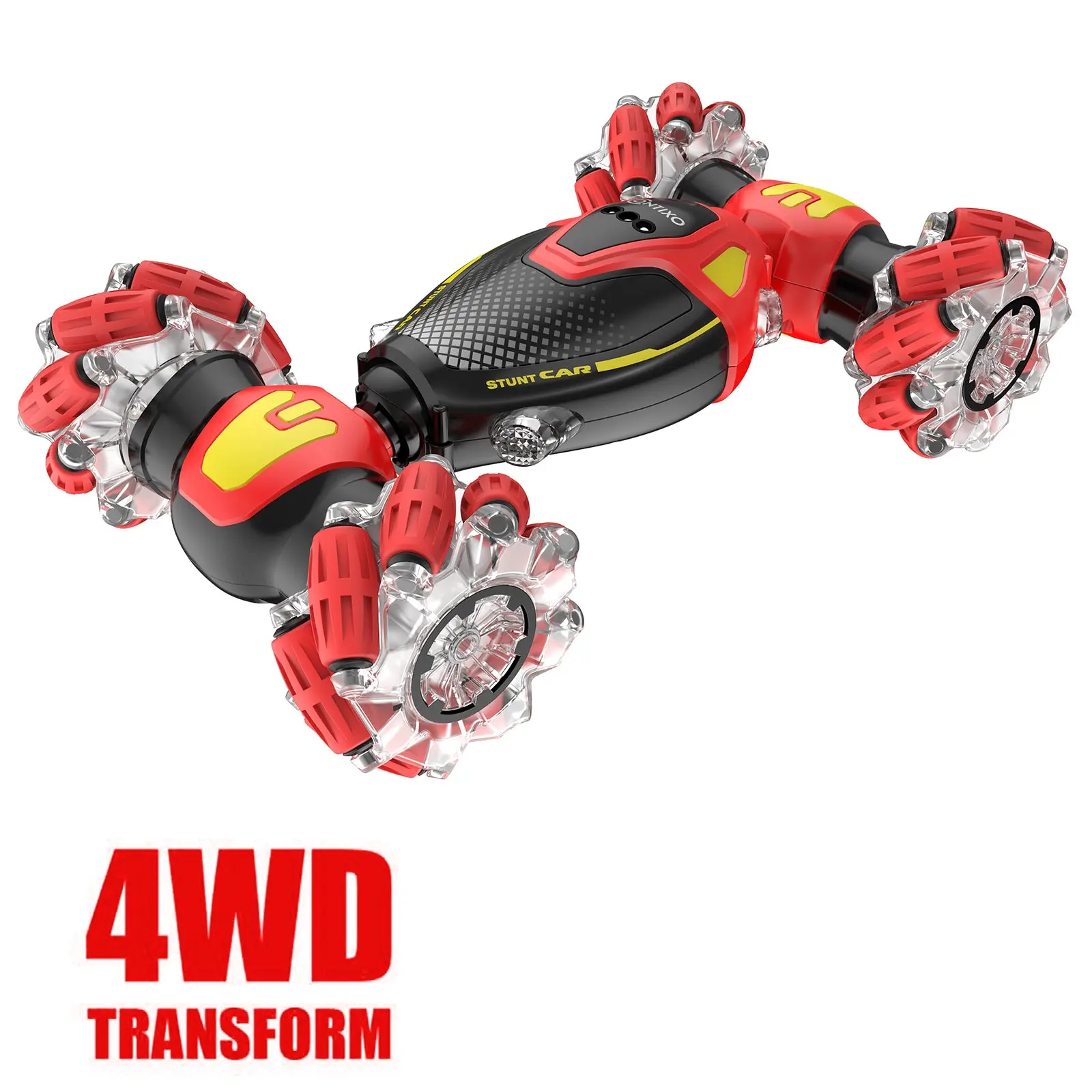 Contixo SC10 Cobra Speed Crawler Multi-Mode RC Model Car - 4WD Remote Controller Car, RC Controlled, Gesture Control, Red, Remote Controller Cars, Multi-Mode Remote-Controlled Cars