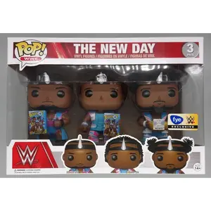 Funko POP! WWE: The New Day - Special Edition Booty O's 3 Pack - FYE Exclusive