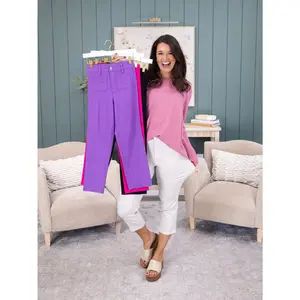 YMI Hyperstretch High Rise Crop Straight Leg Pants | S - 3X