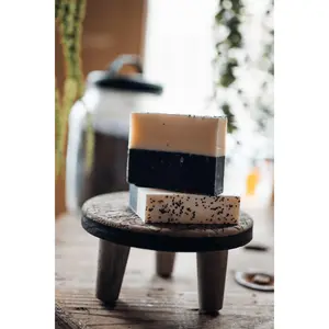 PEPPERMINT CHARCOAL Organic Soap Bar