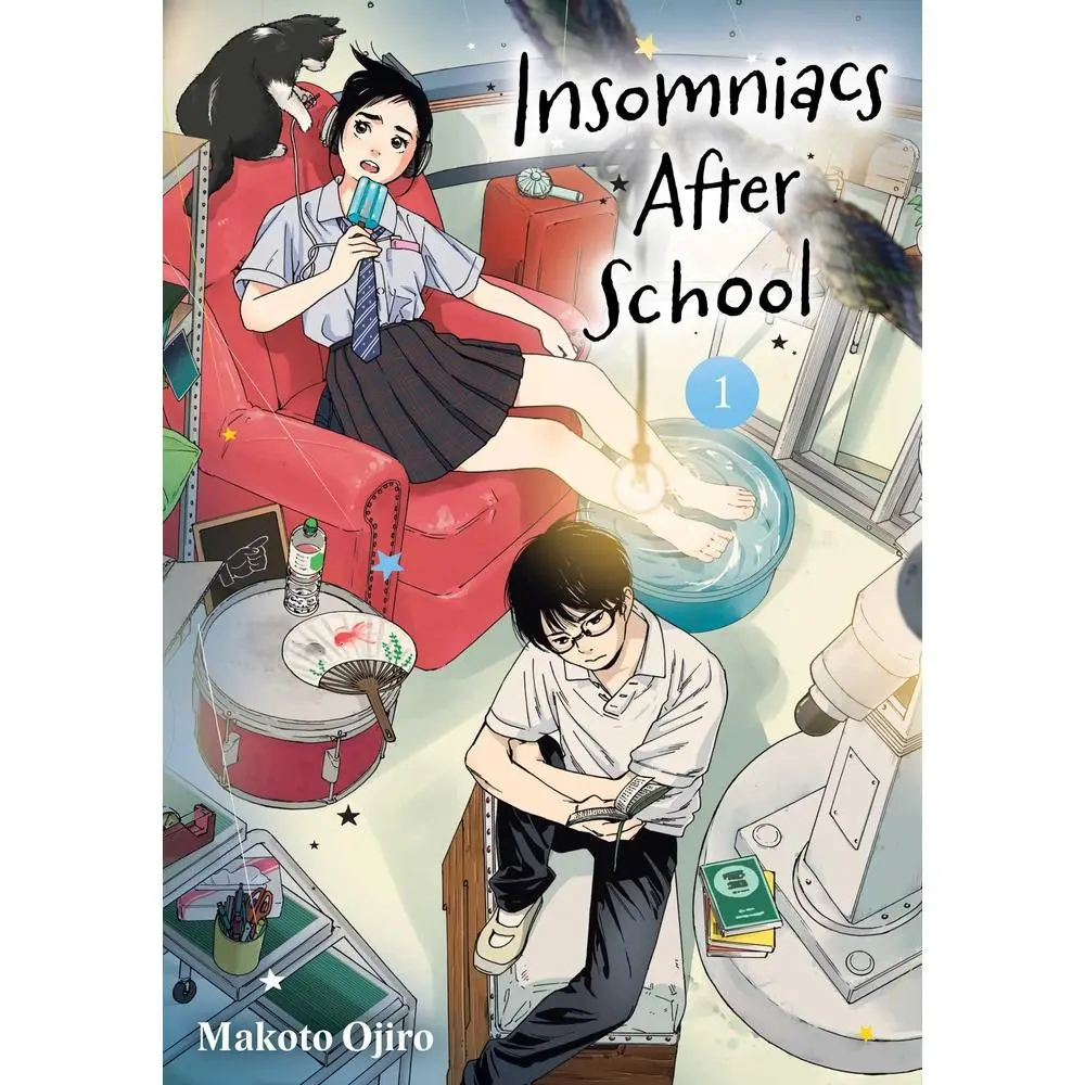 Used Book - Insomniacs After School, Vol. 1 by Makoto Ojiro (Paperback, English) - Astronomy Observatory, Dark Rumors, Good, No Themes Included, Ojiro, Makoto