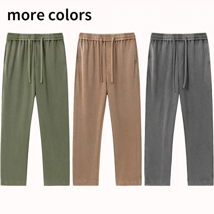 Men's Acid-Wash Look Sweatpants, All Season Washed Cotton Casual Basics, Unisex Athletic Style, 2/1 Pack, Men's Sweatpants, Athletic Sweatpants