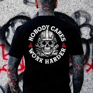 Monkeysober Nobody Cares Work Harder Monkey T-shirt