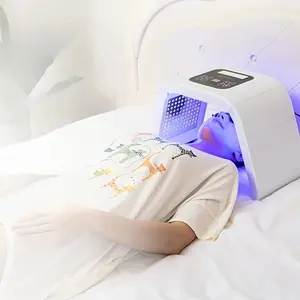 7 Color LED Beauty Instrument Spectrometer Facial & Body Light Mask, Home Use Skin Care Tool for Neck Hand, New No Built-In Battery