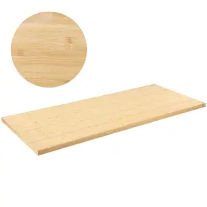 Fathersdaygift VEVOR Solid Bamboo Desk Surface, 70.9x29x1.5in Rectangular Worktop, 330 lbs Load Capacity, Ideal for Electric Adjustable Height Desk Frames, Home Office Use