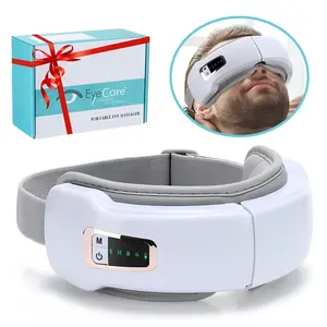 Heated Eye Mask Massager Aid Sleep, Eyelid Massage Instrument for Women, Birthday Gift for Mom Dad, Smart Sleep Relaxation Tool