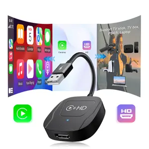 CarPlanStore CarPlayTV Adapter for Apple TV Stick Connects to Vehicle Infotainment System Supports HDMI Projection to Car Screen Enhances Driving Experience