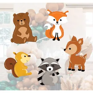 Giant Woodland Critter Balloons for Festive Party No Helium Required Balloons Garland Float