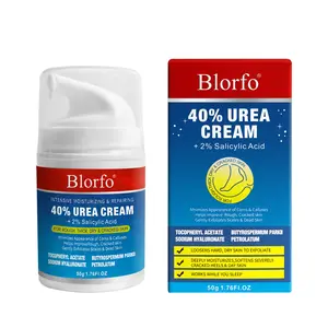 Blorfo 40% Urea Cream with 2% Salicylic Acid - Intensive Moisturizing & Exfoliating Formula for Calluses & Dry Skin - 3.52oz