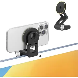 Continuity Camera Mount for Desktop  & iMac, Detachable  Webcam Mount, Adjustable  Phone Stand for  16 Pro/Max 15/14/13/12 and  TV 4K Display OS Ventura
