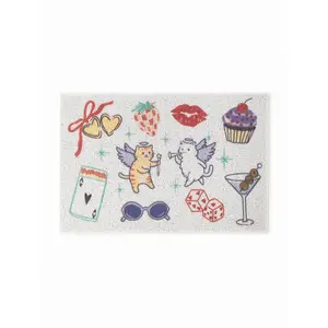 Cider CATS & STRAWBERRY & CAKE DOOR MAT