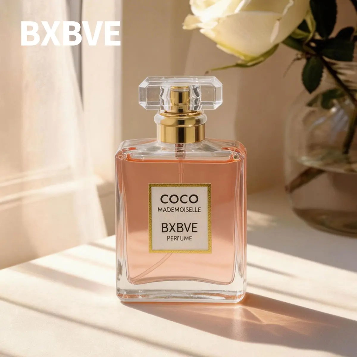 BXBVE Luxury Eau de Parfum 50ml (1.7 FL Oz), Long Lasting Unisex Fragrance Spray, Floral Citrus & Rose Scent, Elegant Luxury Perfume for Daily Wear & Gift