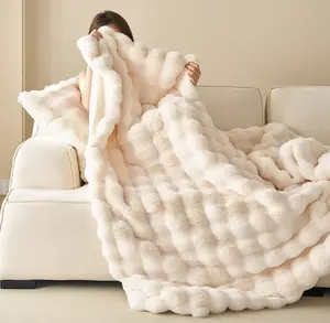 Lyfairs Cozy Fluffy Winter Furry Blanket