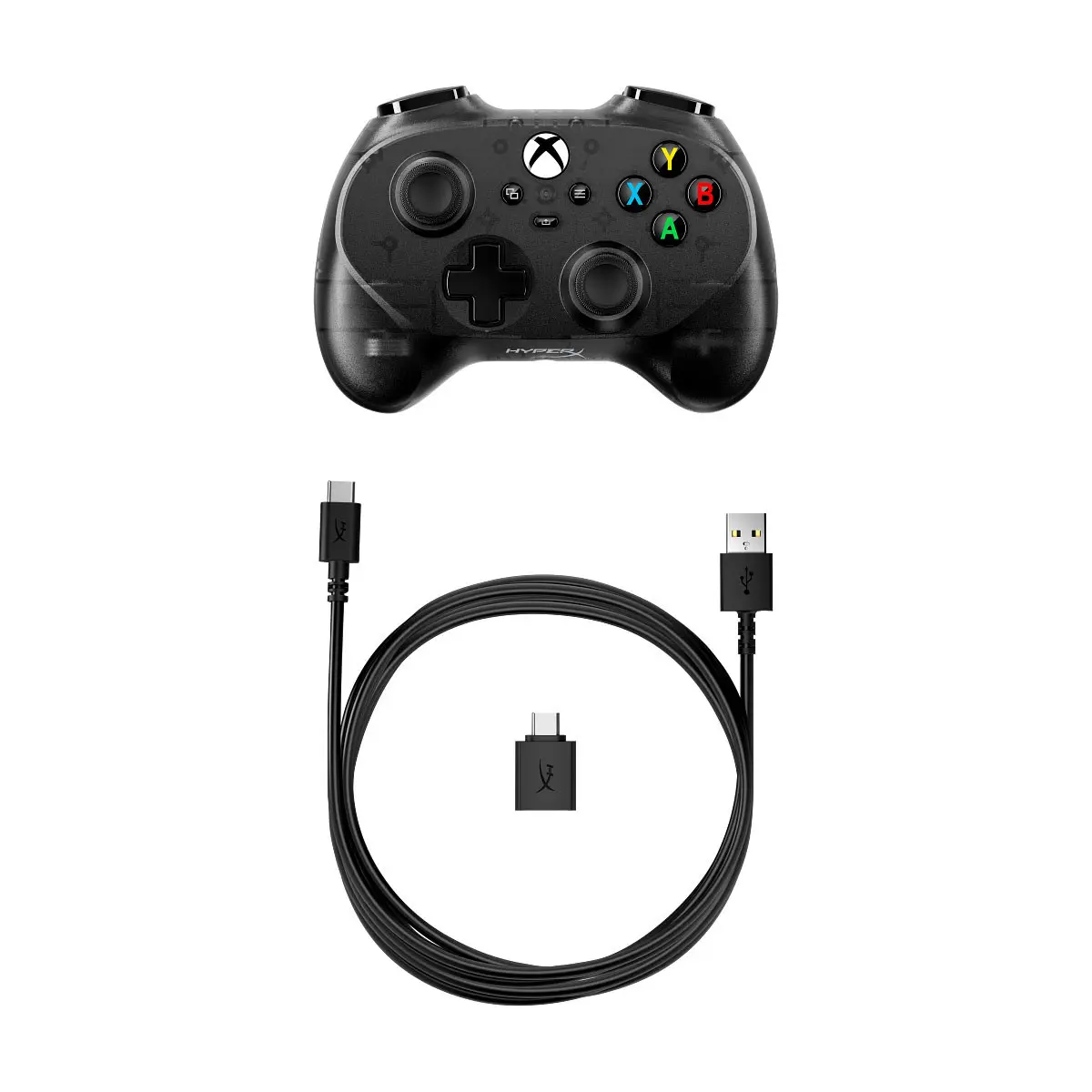 HP HyperX Clutch Tanto Mini Wired Gaming Controller, Black