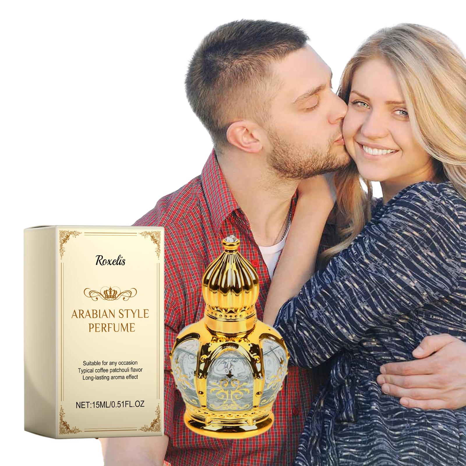 Roxelis Coffee Patchouli Fragrance, Natural Fresh Light Elegant Long Lingering Fragrance Show Charm Atmosphere Dating Perfume