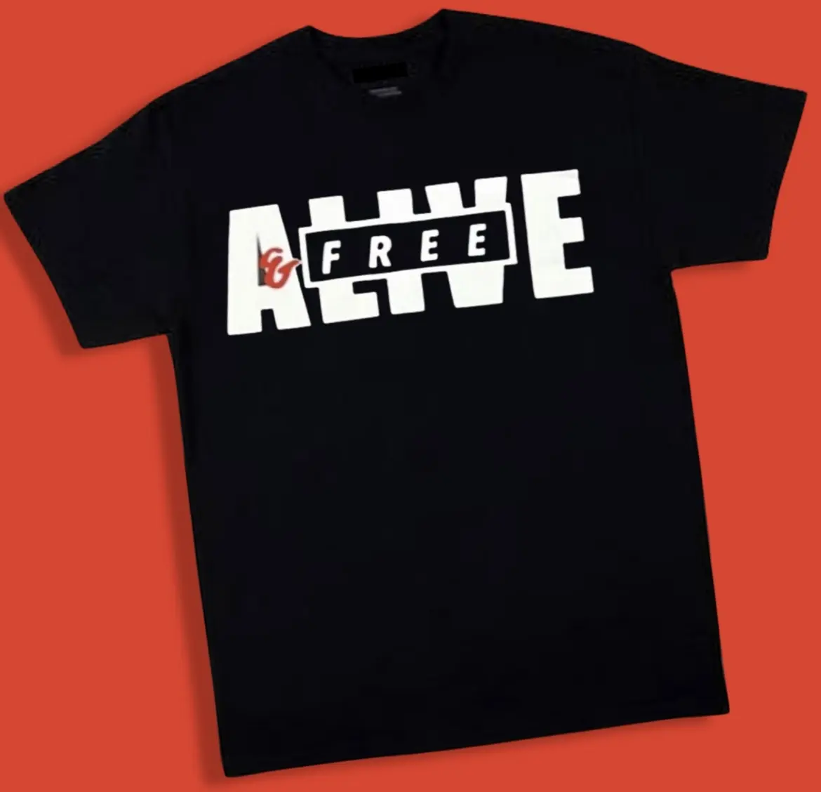 Alive and Free T-Shirt | Big Reform Movement | Second Chance and Reentry Streetwear by Keidrain Brewster