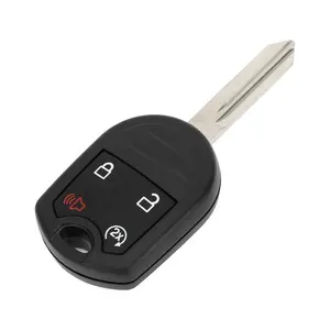 Key Shell Case Keyless Entry Remote Key Fob Replacement Case for Ford Edge 2011-2015 for Ford Explorer 2011-2015 4 Buttons CWTWB1U793