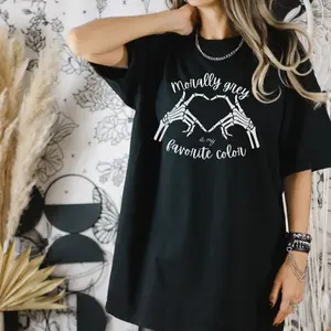 Morally Grey Is My Favorite Color Shirt, Dark Romance Sweatshirt, Romantasy Reader, Bookish Hoodie, Enemies To Lovers Reading Tee