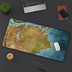 Ferelden Map Gaming Desk Mat, Drag.o.n Age Desk Pad, Gamer Gift, Mouse Pad, Drag.o.n Age Decor