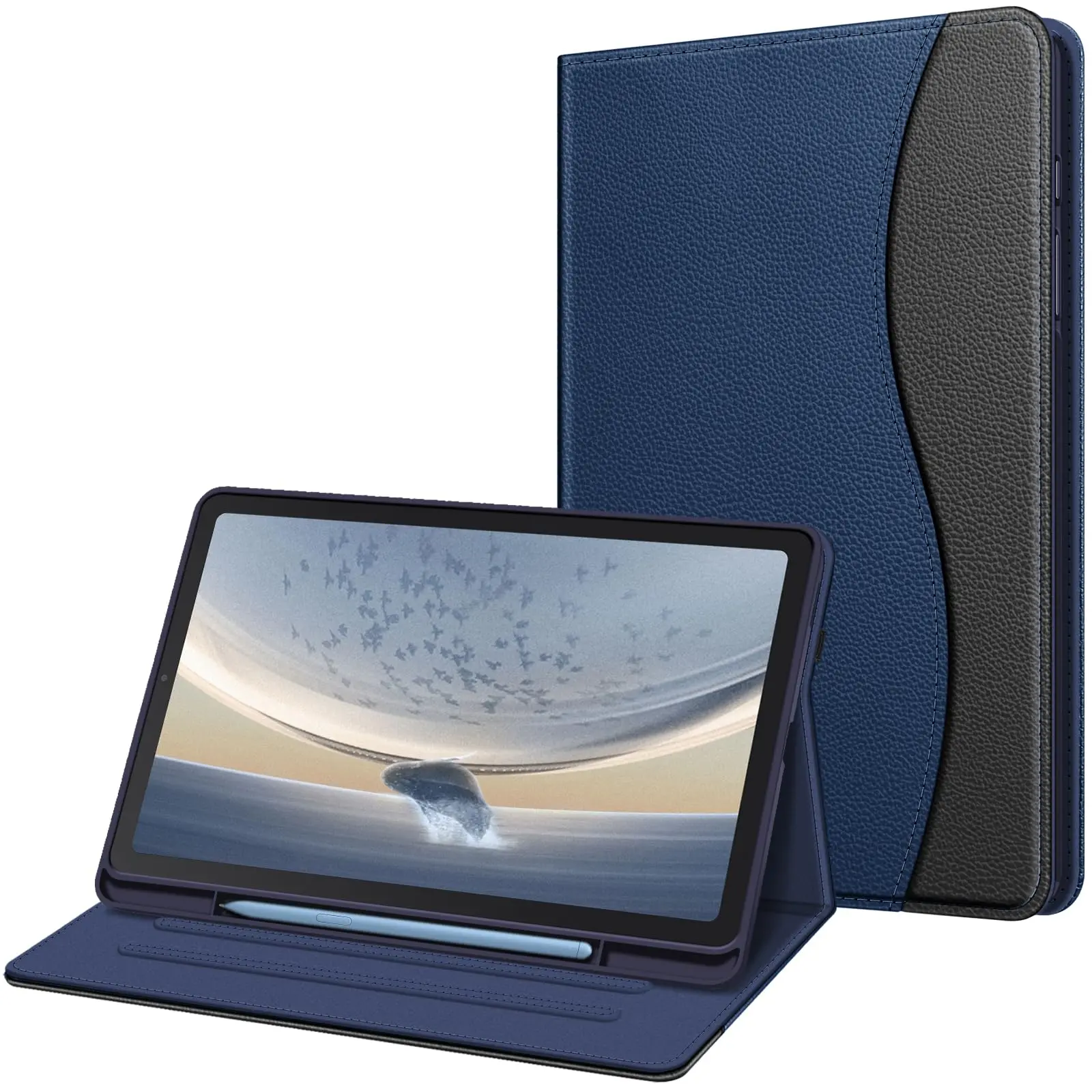 Fintie Multi-Angle Viewing Tablet Cover for Samsung Galaxy Tab S6 Lite 10.4" - S Pen Holder, Soft TPU Back, Auto-Wake/Sleep, Durable Protection, Handheld Tablet Casing Accessory